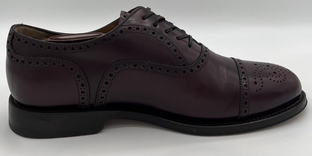 Brooks Brothers Brooks Brothers Golden Fleece Burgundy Leather Oxfords 8D Size US 8 / EU 41 - 8 Thumbnail