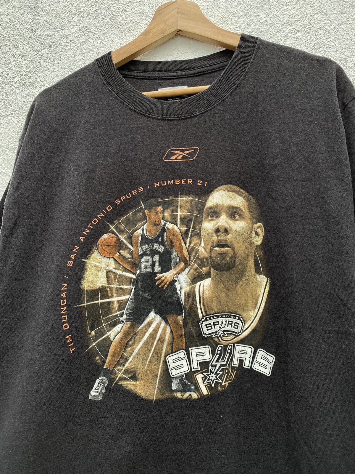 NBA × Reebok × Vintage Vintage Reebok Tim Duncan San Antonio Spurs Size US L / EU 52-54 / 3 - 5 Thumbnail