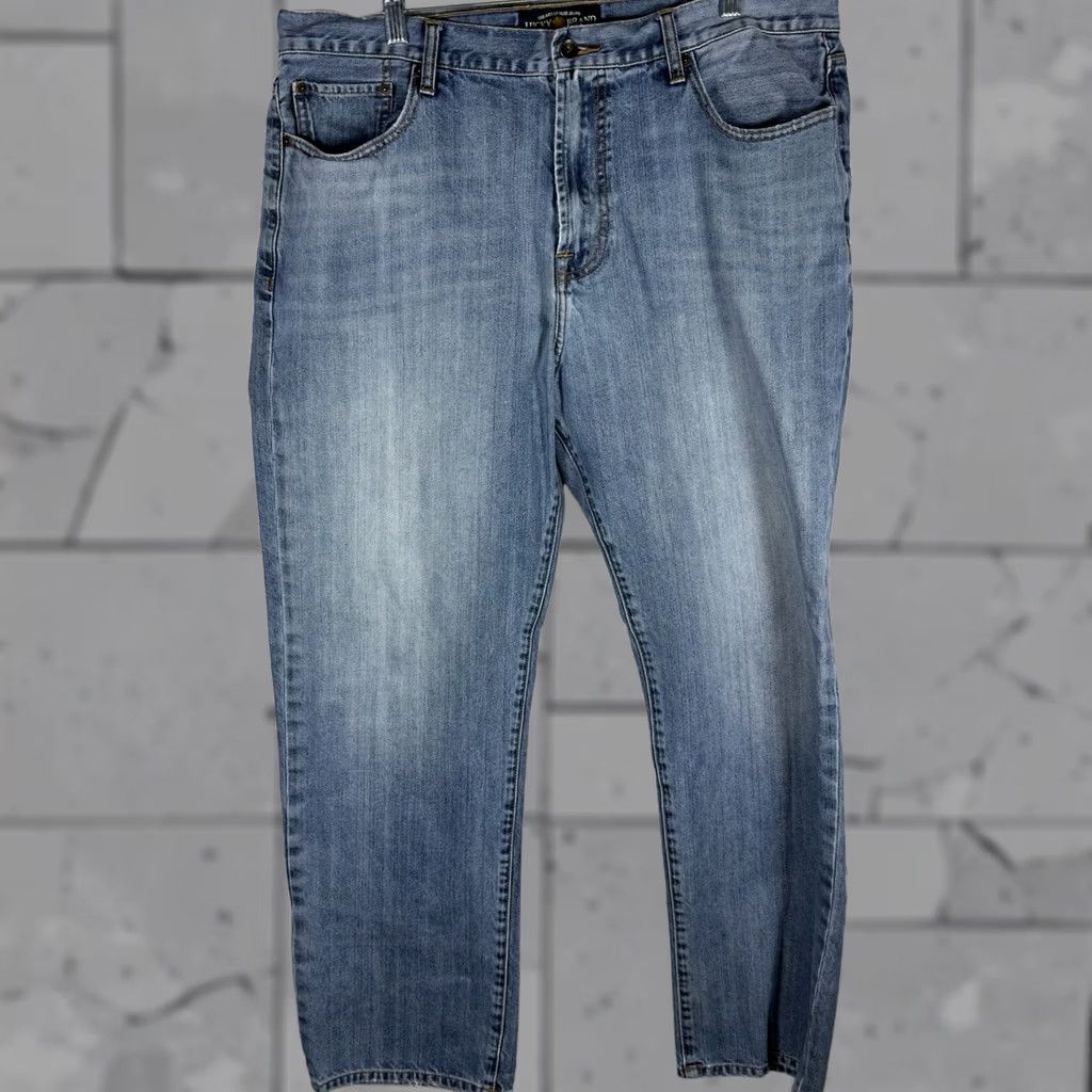 Lucky Brand Lucky Brand Jeans Men 40x32 Relaxed Straight Cotton Blend Blue N/A Size US 40 / EU 56 - 1 Thumbnail