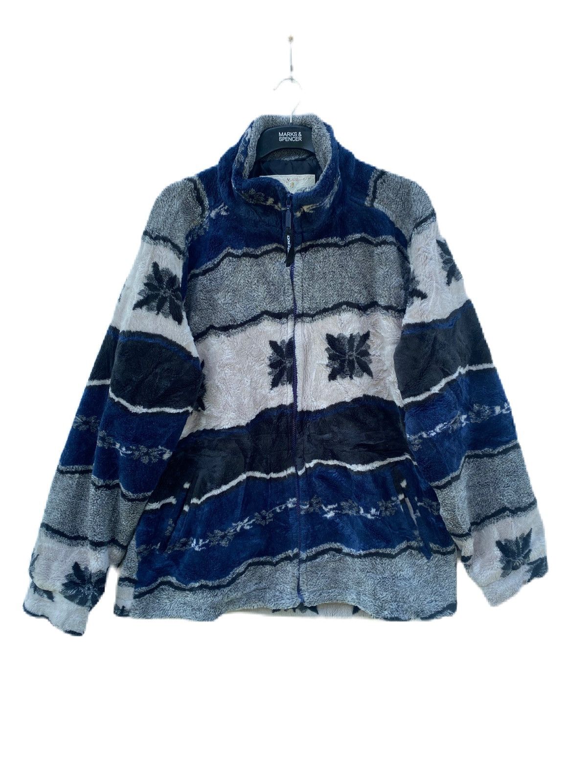 Ocean Pacific × Quiksilver × Stussy PIKO FLEECE NAVAJO ART STYLE HAWAII ZIPPER Size US M / EU 48-50 / 2 - 1 Thumbnail