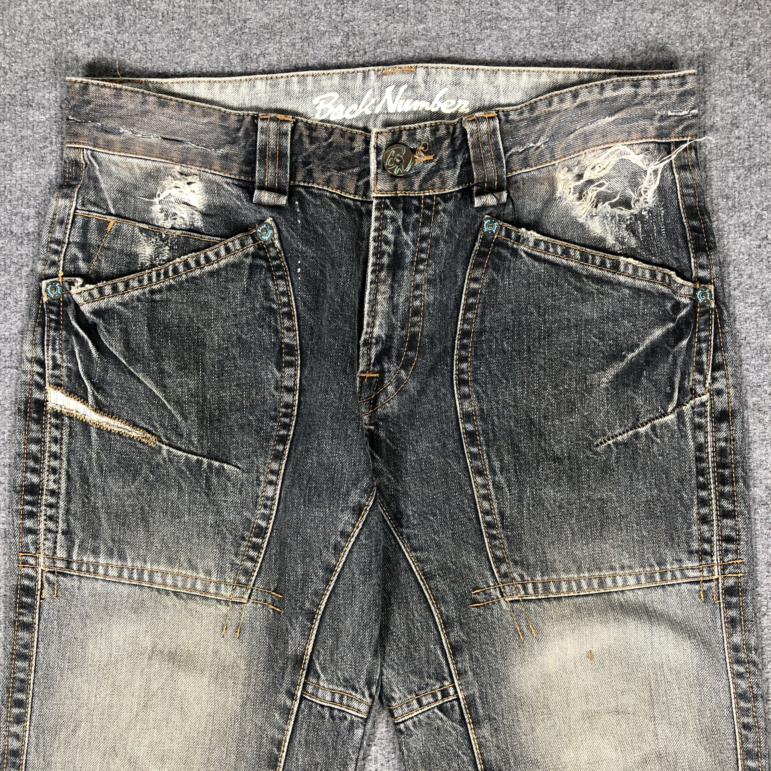 Japanese Brand × Vintage Vintage Back Number Jeans L1237 Size US 32 / EU 48 - 2 Thumbnail
