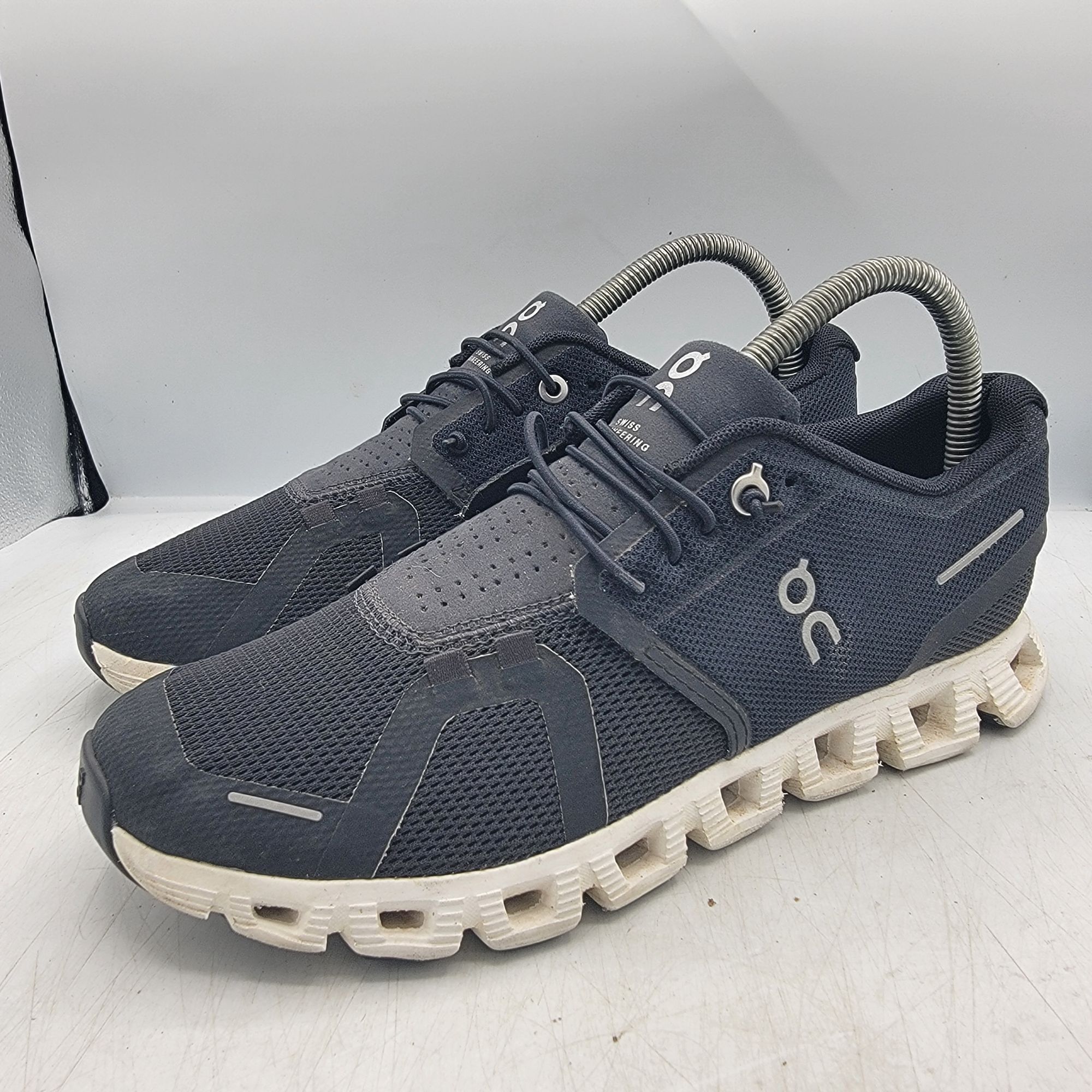 On On Cloud 5 Womens 8 Black Shoes Athletic Outdoors Walking Li Size US 8 / IT 38 - 3 Thumbnail