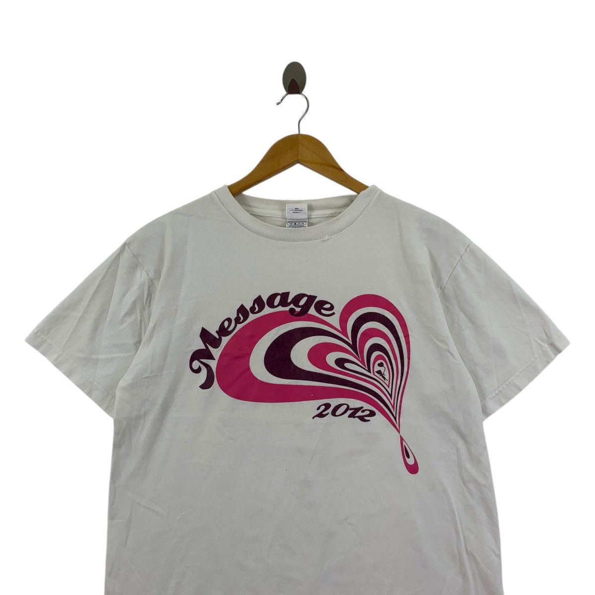 Vintage WE & WE DANCE NAMI Message 2012 Event Tee Shirt Top Size L / US 10 / IT 46 - 2 Thumbnail