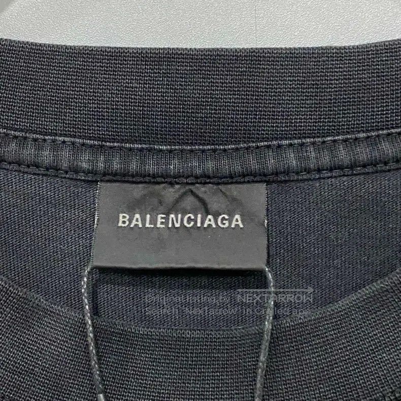 Balenciaga Balenciaga Back water drop logo short-sleeve Size US XS / EU 42 / 0 - 5 Thumbnail