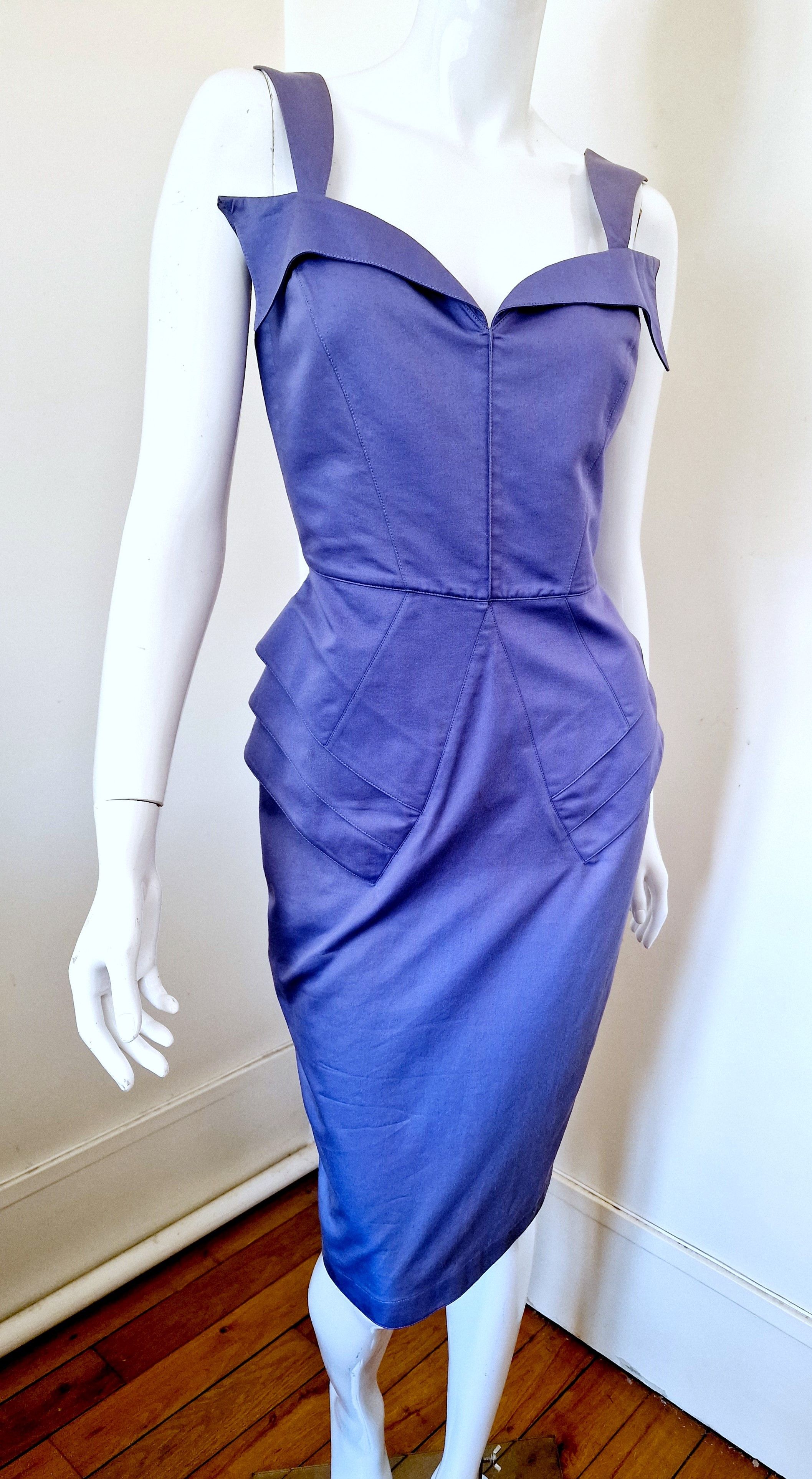 Thierry Mugler Thierry Mugler S/S 1989 Les Atlantes Atlantis Gown Dress Size L / US 10 / IT 46 - 1 Thumbnail