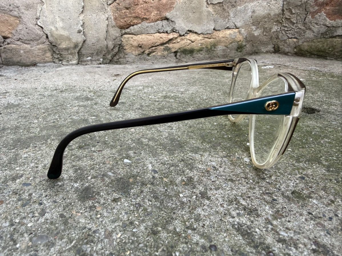 Gucci 1980s GUCCI GG113 vintage cat eye eyeglasses Size ONE SIZE - 7 Thumbnail