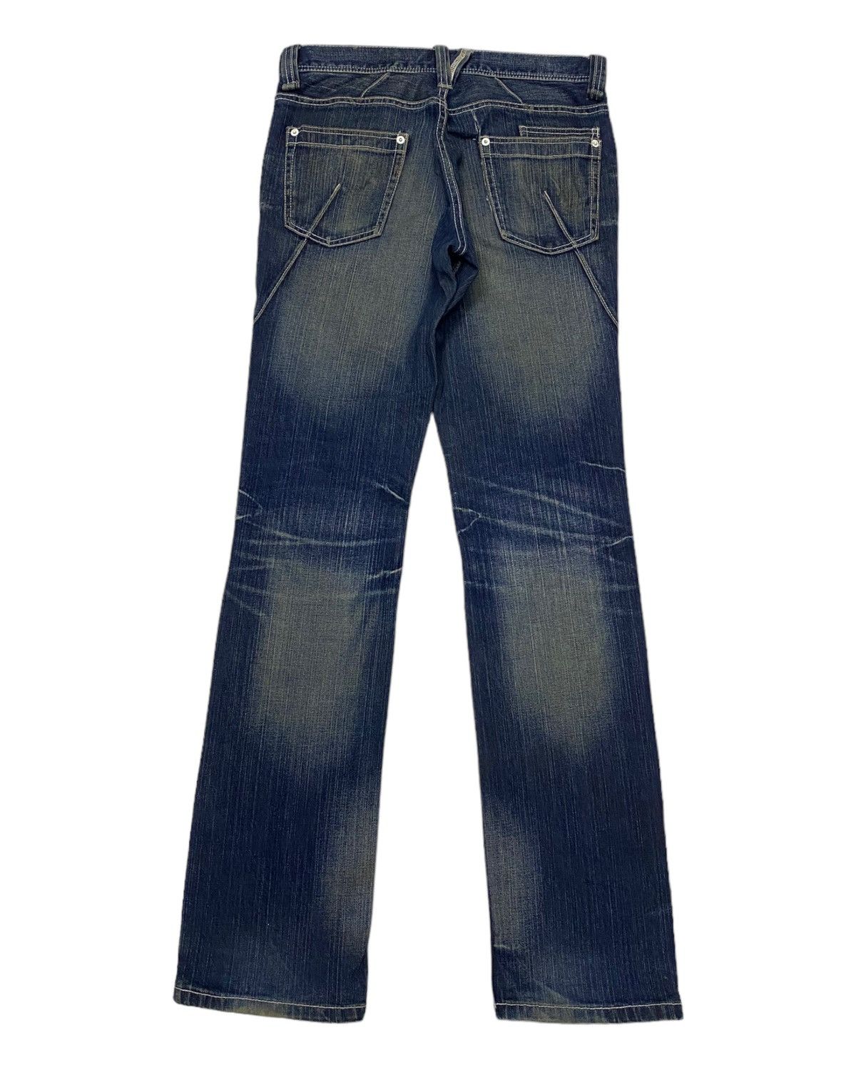 Japanese Brand × Michel Klein × Tornado Mart 🔥KLEIN PLUS HOMME DISTRESSED DENIM JEANS TORNADO MART STYLE Size US 32 / EU 48 - 3 Thumbnail