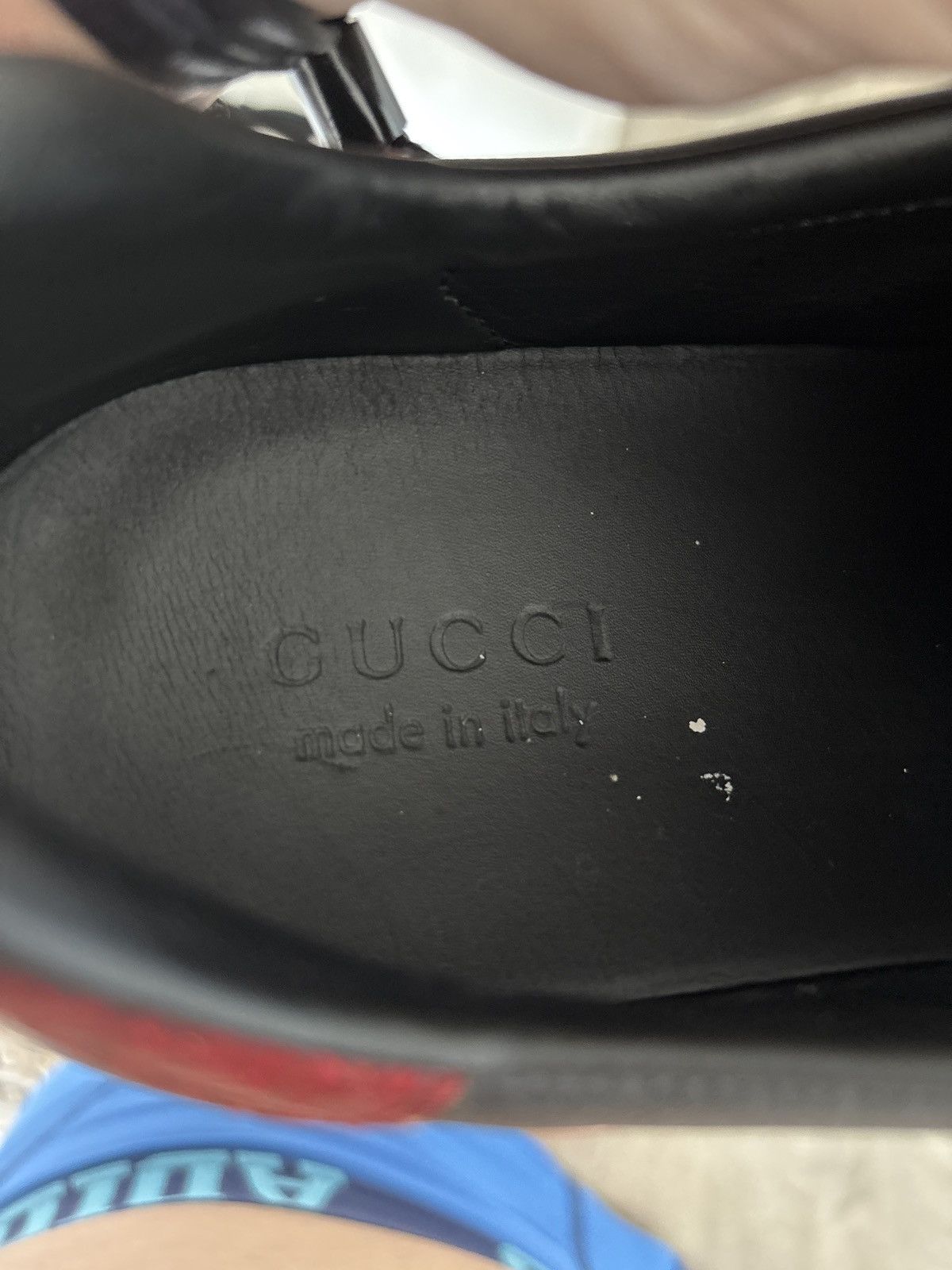 Gucci Gucci Ace Sneakers – black /Green – Size 8.5 Great Condition Size US 8.5 / EU 41-42 - 7 Thumbnail