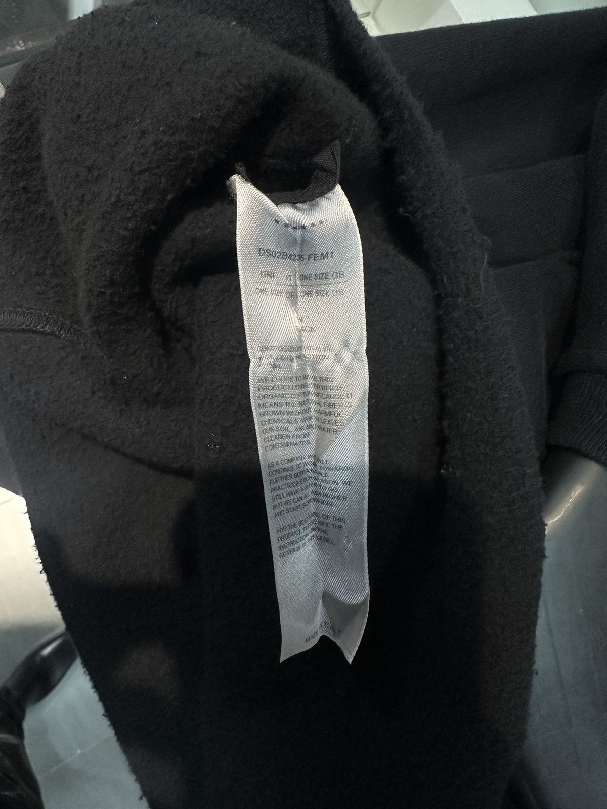 Rick Owens Drkshdw Rick Owens DRKSHDW Black Crater Sweatshirt Size US S / EU 44-46 / 1 - 6 Thumbnail