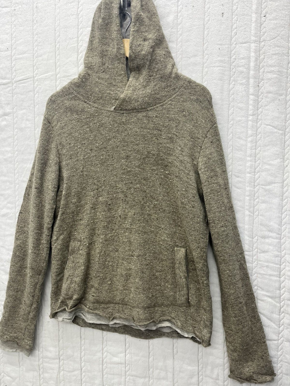 Japanese Brand × Remi Relief × Vintage ARCHIVE🔥REMI RELIEF WOOL KNIT DOUBLE LAYER HOODIE Size US M / EU 48-50 / 2 - 3 Thumbnail