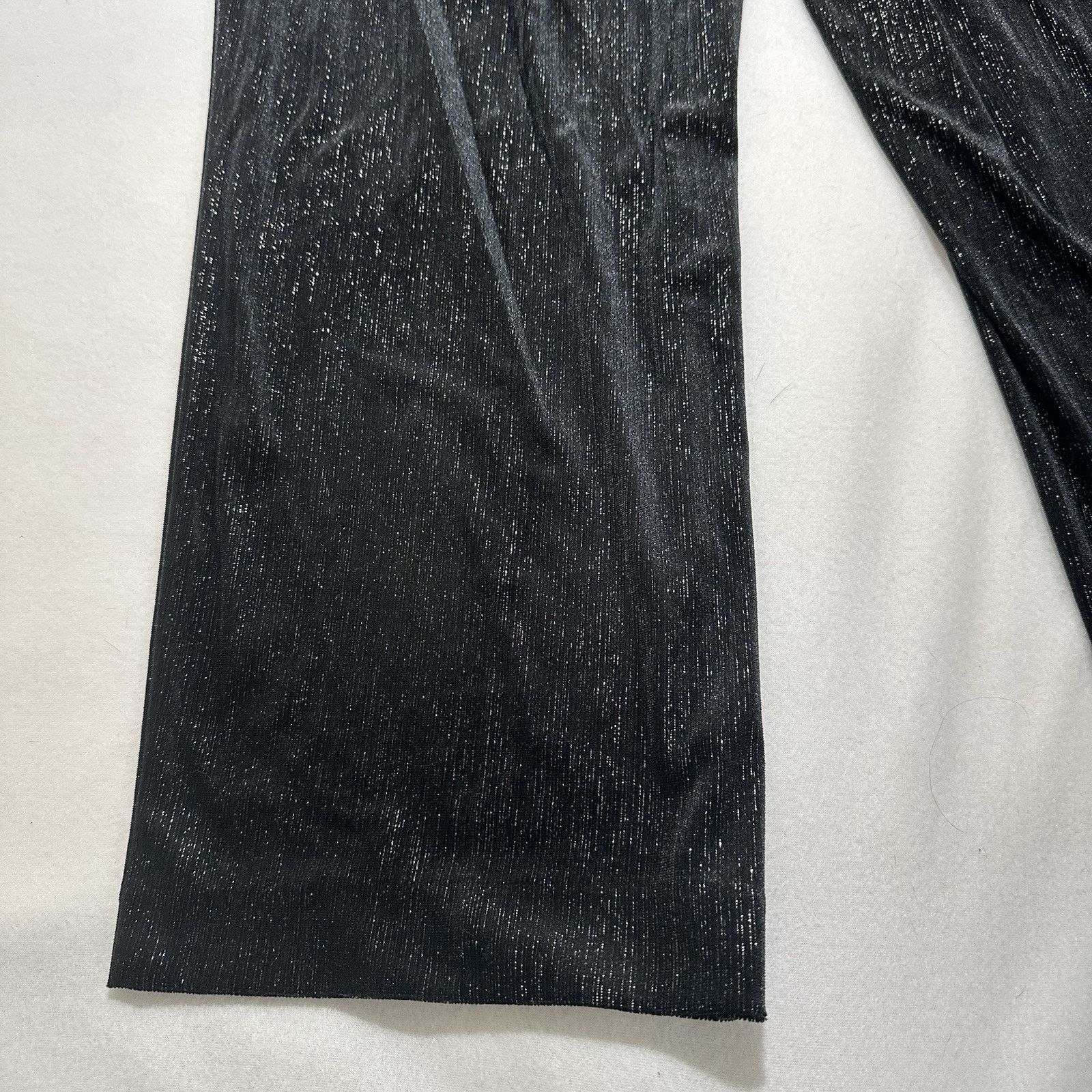 Vince Camuto Vince Camuto 2X Velour Wide Leg Glitter Sweatpants Pants Size 40" / US 18 - 10 Thumbnail
