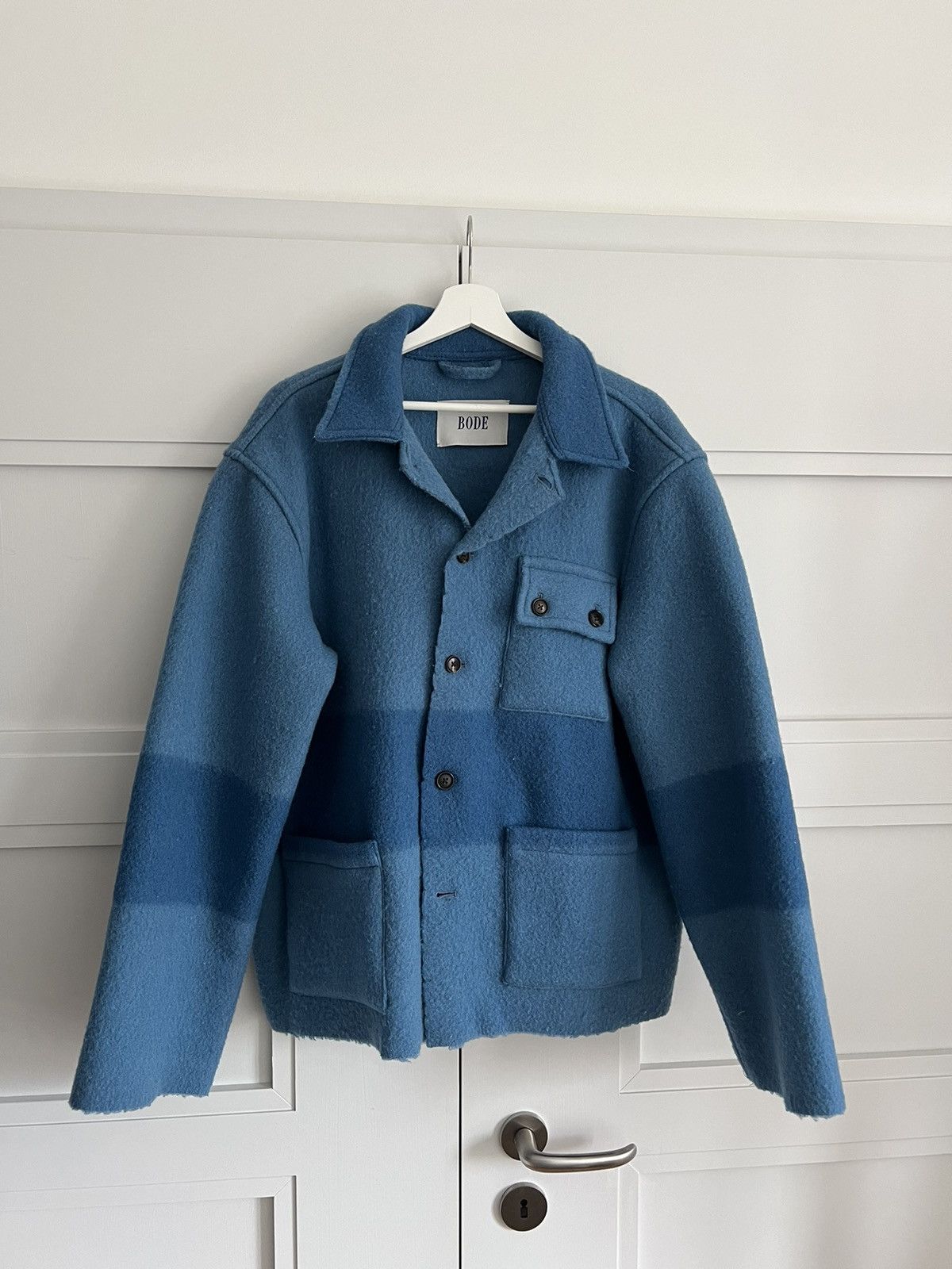Bode Bode New York One-of-a-Kind Vintage Wool Blanket Jacket Size US L / EU 52-54 / 3 - 1 Thumbnail