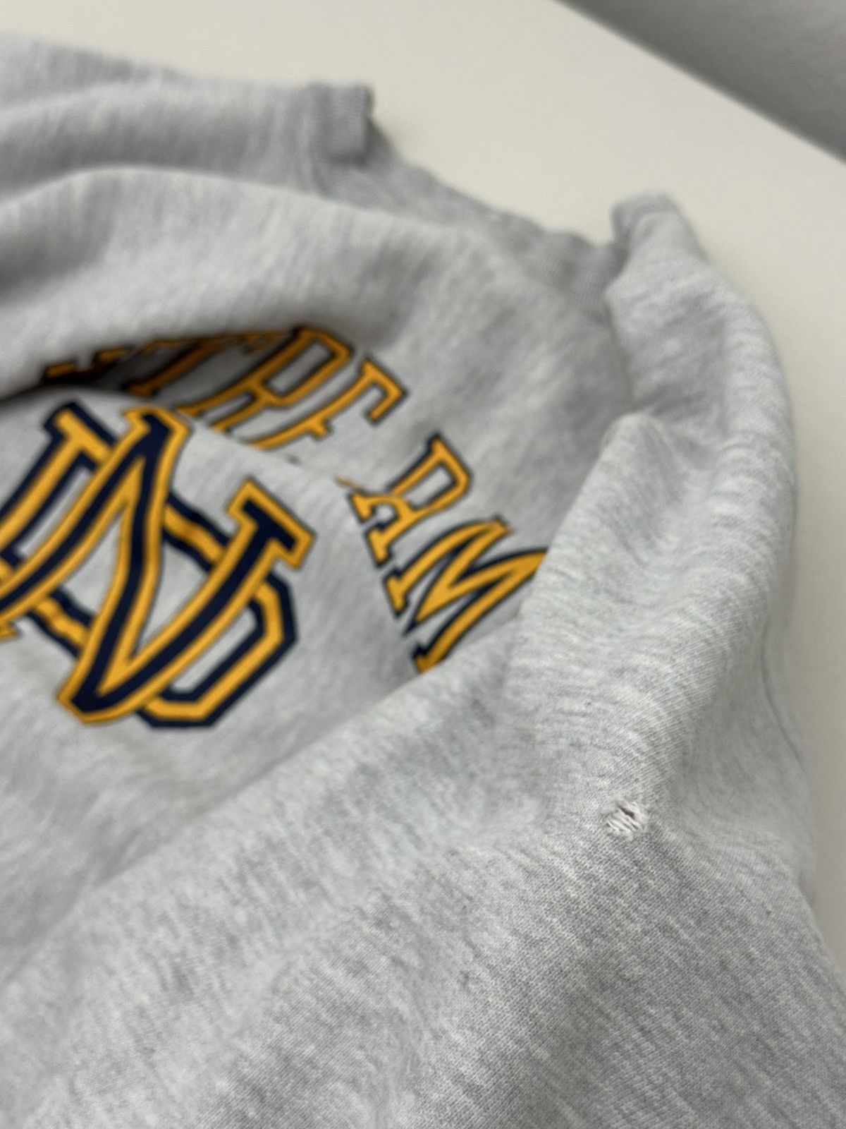 Champion Vintage 80s Champion Reverse Weave NotreDame Crewneck USA XL Size US XL / EU 56 / 4 - 15 Thumbnail