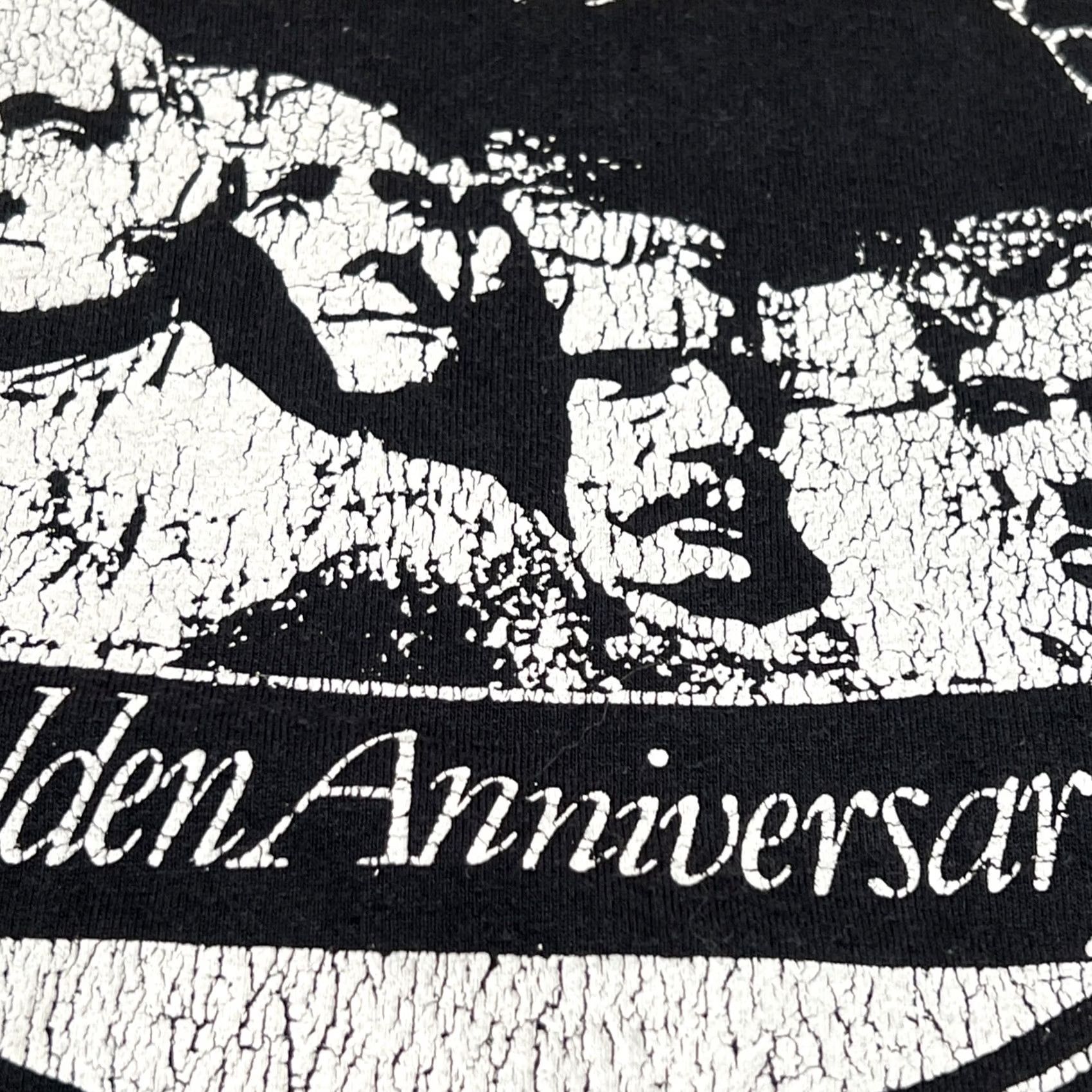 Vintage VINTAGE Mount Rushmore T Shirt Men Large Black 90s Anniversary Single Stitch USA Screen Stars Graphic Tee Size US L / EU 52-54 / 3 - 5 Thumbnail