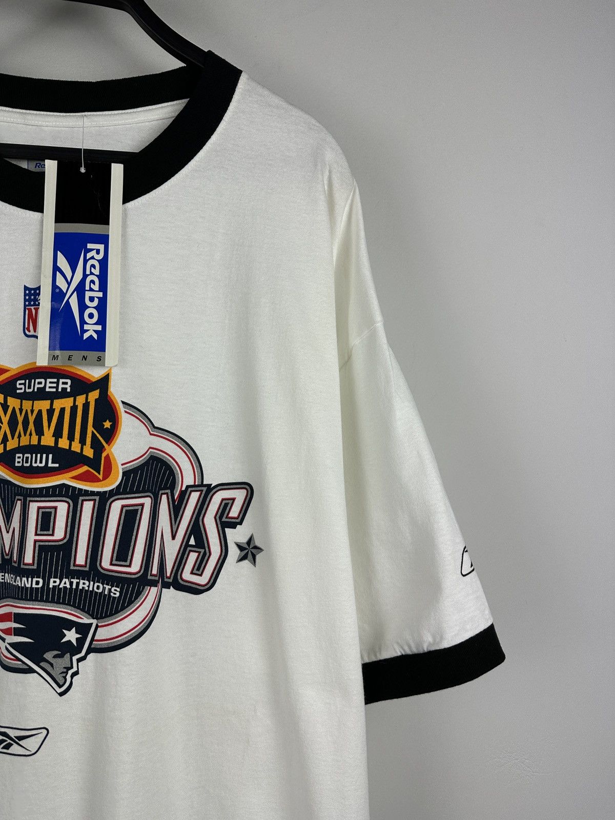 NFL × Reebok × Vintage Vintage Y2K Reebok New England Patriots Oversize T-shirt Size US XL / EU 56 / 4 - 3 Thumbnail