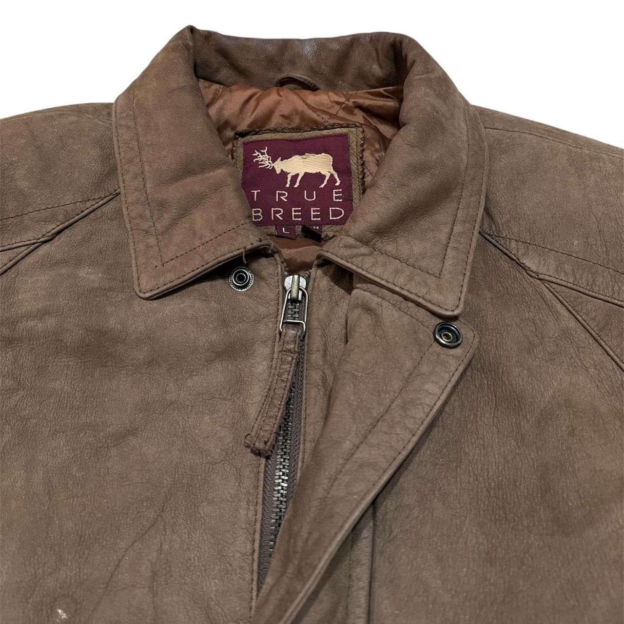 Other 1990s True Breed Suede Leather Bomber Jacket Size US L / EU 52-54 / 3 - 3 Thumbnail