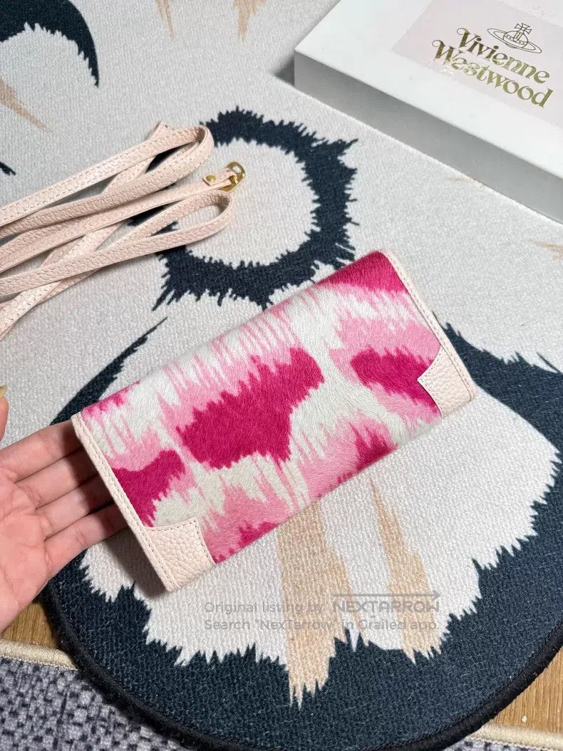 Vivienne Westwood Vivienne Westwood size os Pink Horsehair Bag Multi-Way Carr Size ONE SIZE - 8 Thumbnail