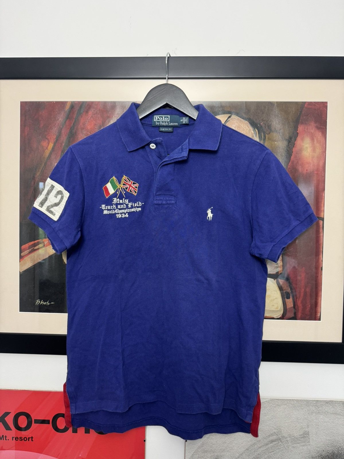 Ralph Lauren Polo Ralph Lauren Rugby Italia Italy Polo Tee Rare Vintage ...