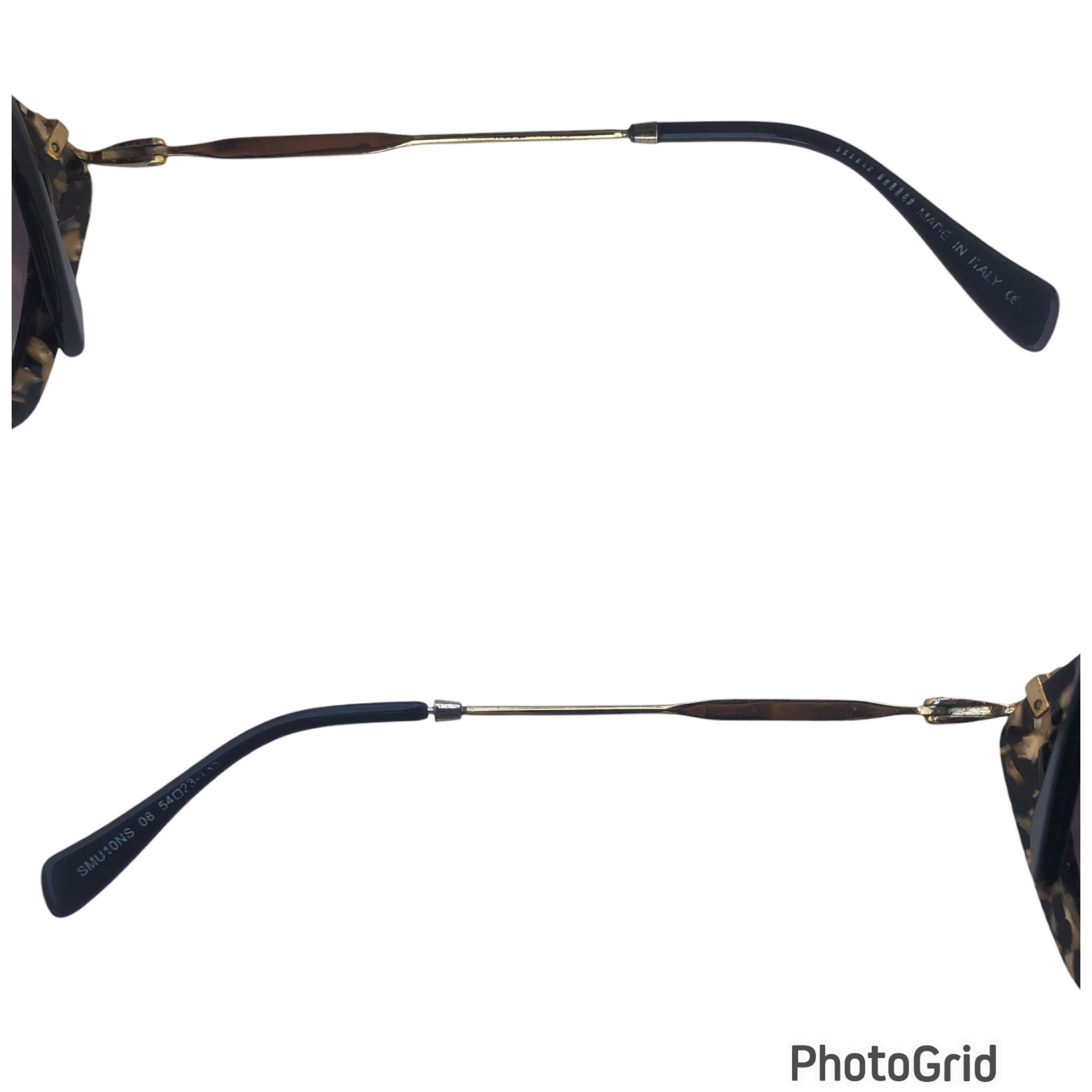 Miu Miu 💯Genuine MIU MIU SMU10NS Cat Eye Tiger Print Sunglasses Size ONE SIZE - 10 Thumbnail