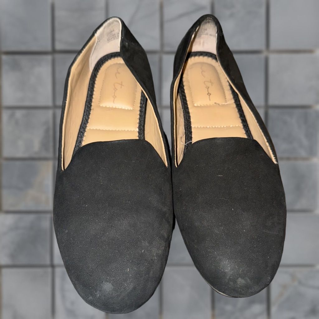 Vintage Women’s Black Flats 7.5 Size US 8 / IT 38 - 1 Thumbnail