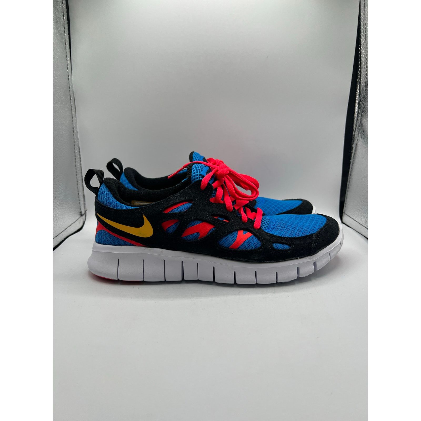 Nike Nike Free RN 2 GS “Black Multi” size 6 Y Size US 6 / IT 36 - 3 Thumbnail