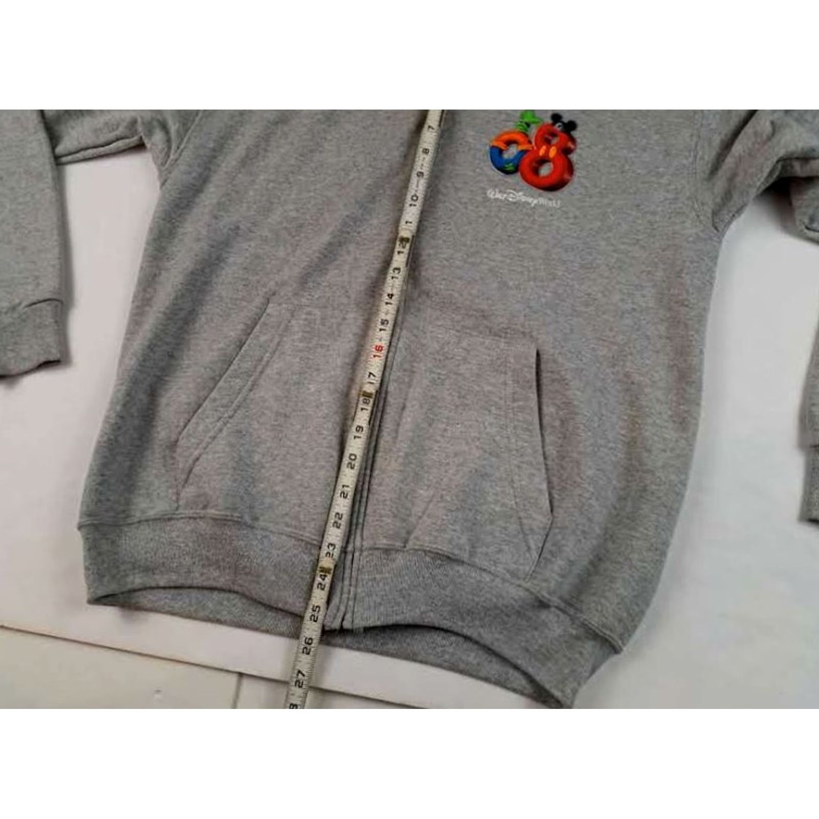Disney VINTAGE Disney Store Hoodie Mens Medium Gray Full Button Pullover 2008 A Million Years Sweatshirt Jacket Size US M / EU 48-50 / 2 - 4 Thumbnail