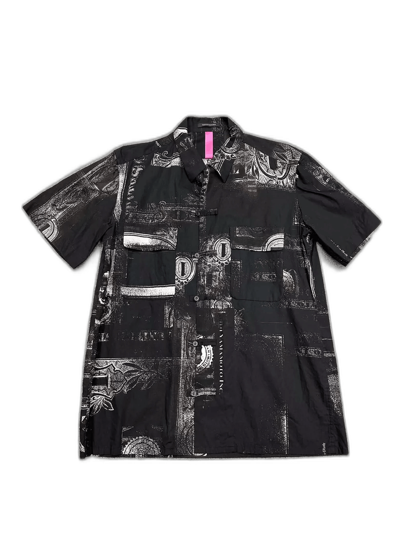 Yohji Yamamoto Portrait Print Shirt