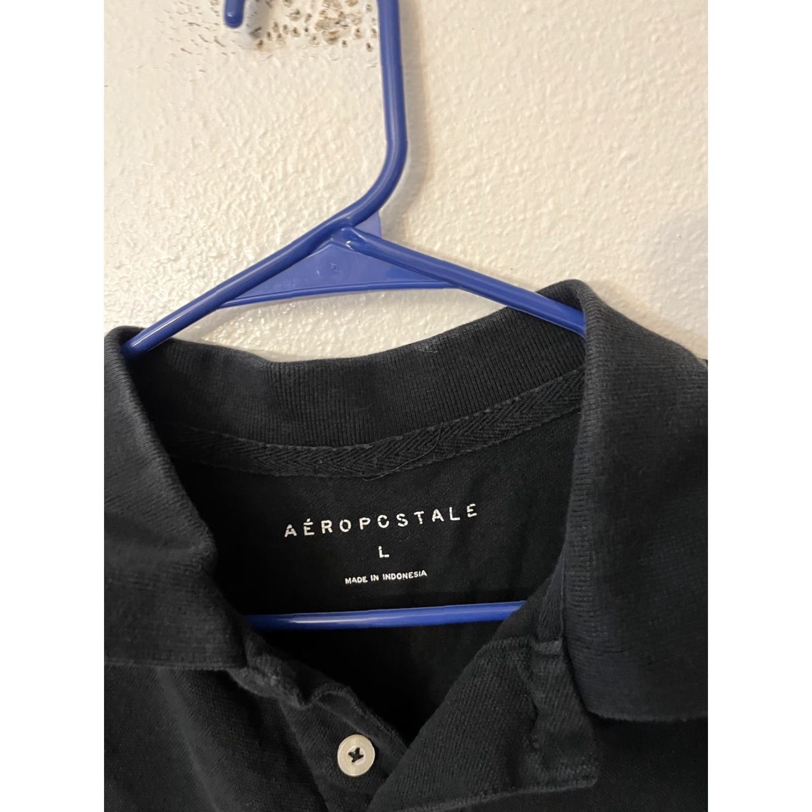 Aeropostale Aeropostale Polo Shirt Mens Size Large Black Short Sleeve Preppy Collar Casual Polo Shirt Size US L / EU 52-54 / 3 - 2 Thumbnail