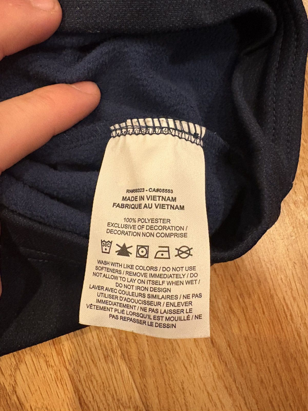 Nike Dark Blue Nike Quarter Zip Size US XL / EU 56 / 4 - 4 Thumbnail