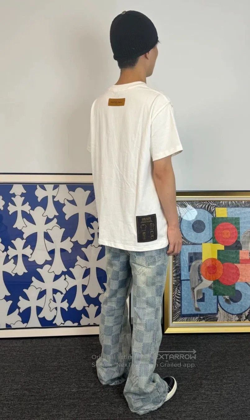 Louis Vuitton LV White Short Sleeve T. Size US M / EU 48-50 / 2 - 4 Thumbnail
