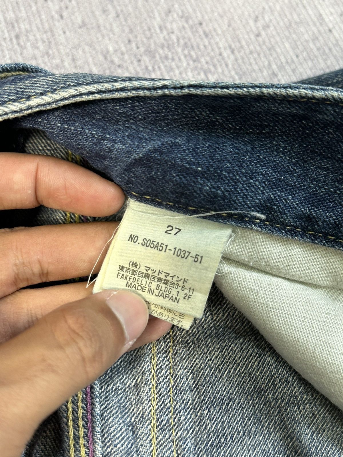Japanese Brand RARE SLY Distressed Flare Jeans Size US 27 - 12 Thumbnail