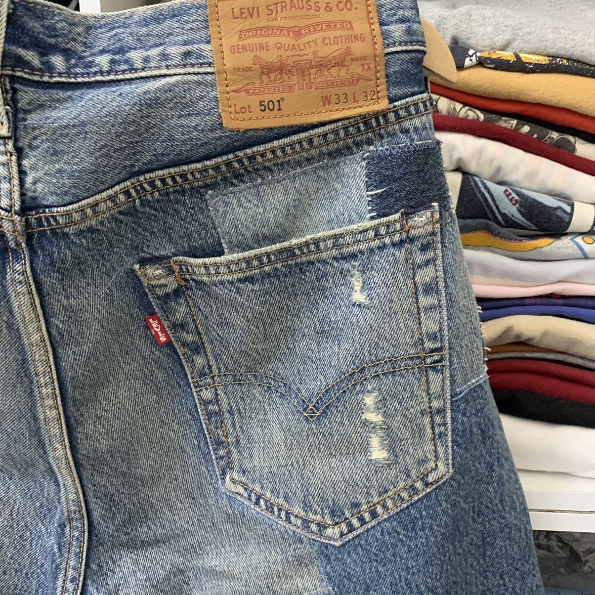 Levi's LEVIS 501 ORIGINAL CUSTOMS JEANS Size US 33 - 12 Thumbnail
