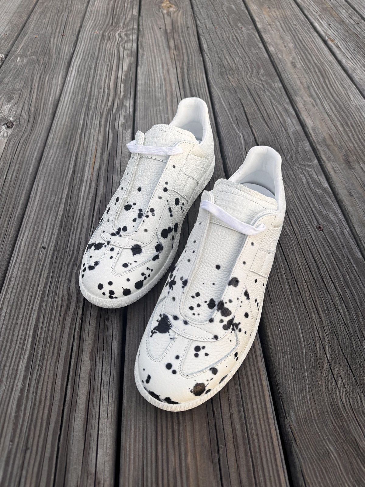 Maison Margiela Maison Margiela Paint Dotted Gats Size US 9.5 / EU 42-43 - 1 Thumbnail