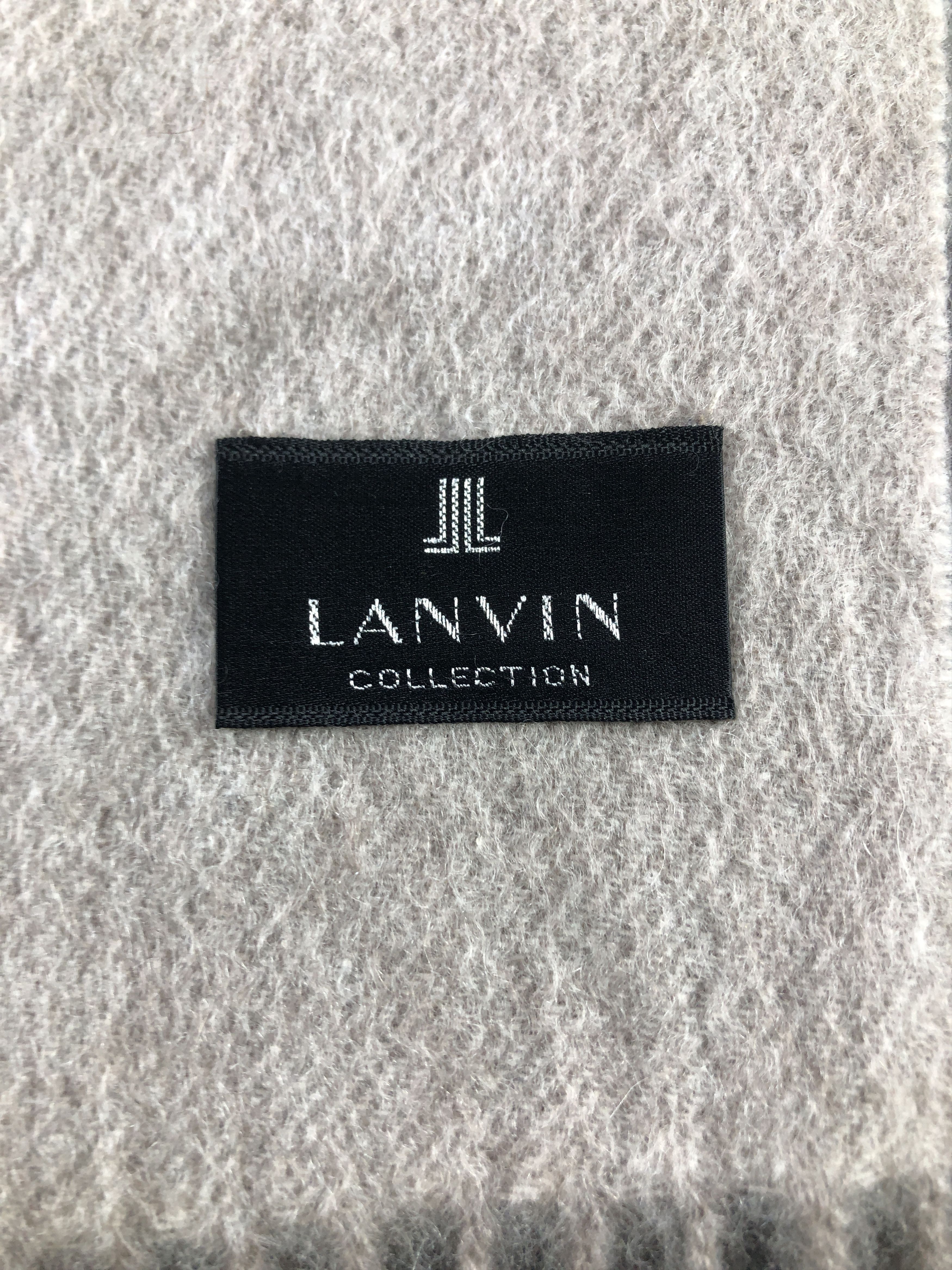Lanvin Lanvin Cashmere Scarf / Muffler / Neckwear P746 Size ONE SIZE - 4 Thumbnail