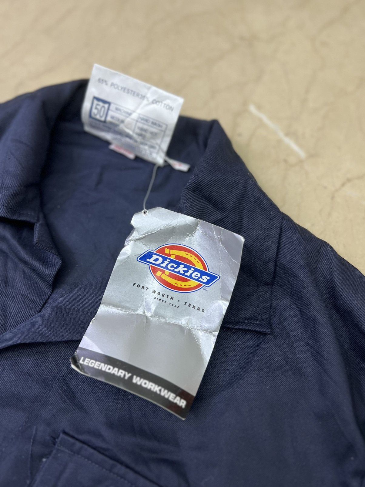 Dickies VintageDickies RedhawkNavyBlue WorkwearCoveralls Jumpsuit40R Size US L / EU 52-54 / 3 - 7 Thumbnail
