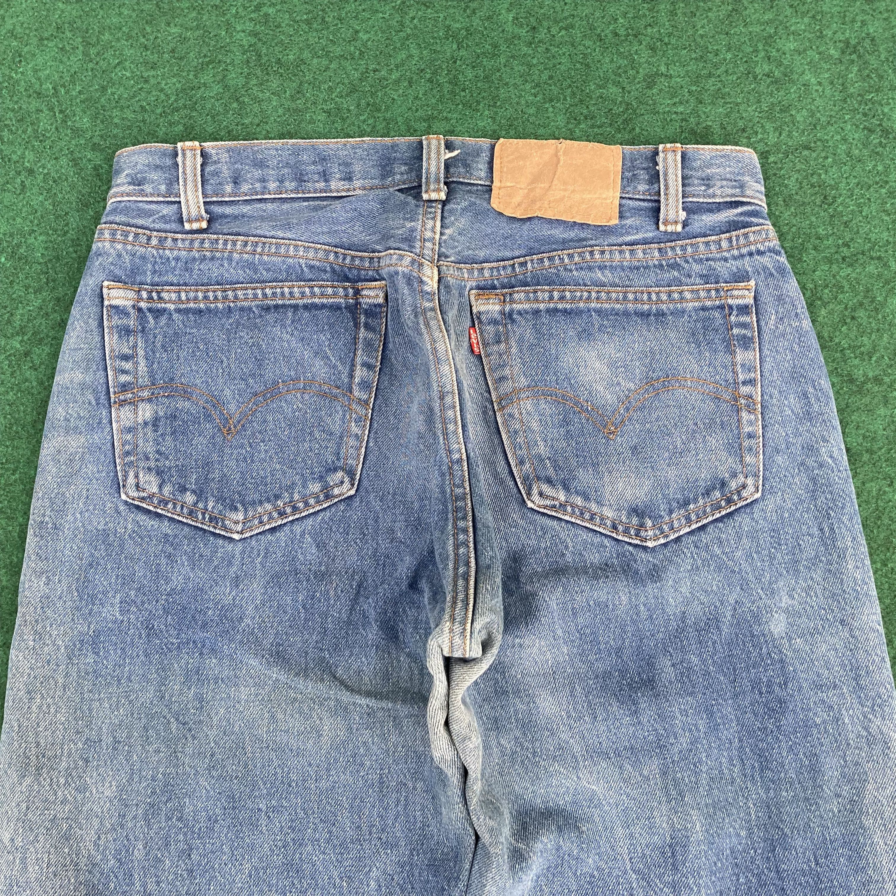 Levi's × Vintage Vtg Levis 501 Faded Blue 80s Jeans Size US 31 - 9 Thumbnail