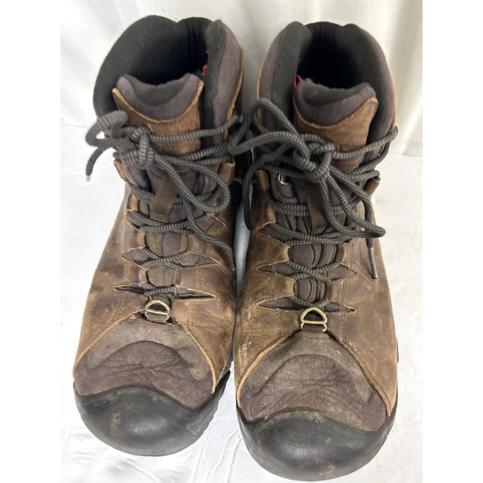 KEEN KEEN Mens Boot Lace Up Waterproof Insulated 100 G Minus 20 Brown Leather 11.5(Size) Combat Shoes Mens Size US 12 / EU 45 - 6 Thumbnail