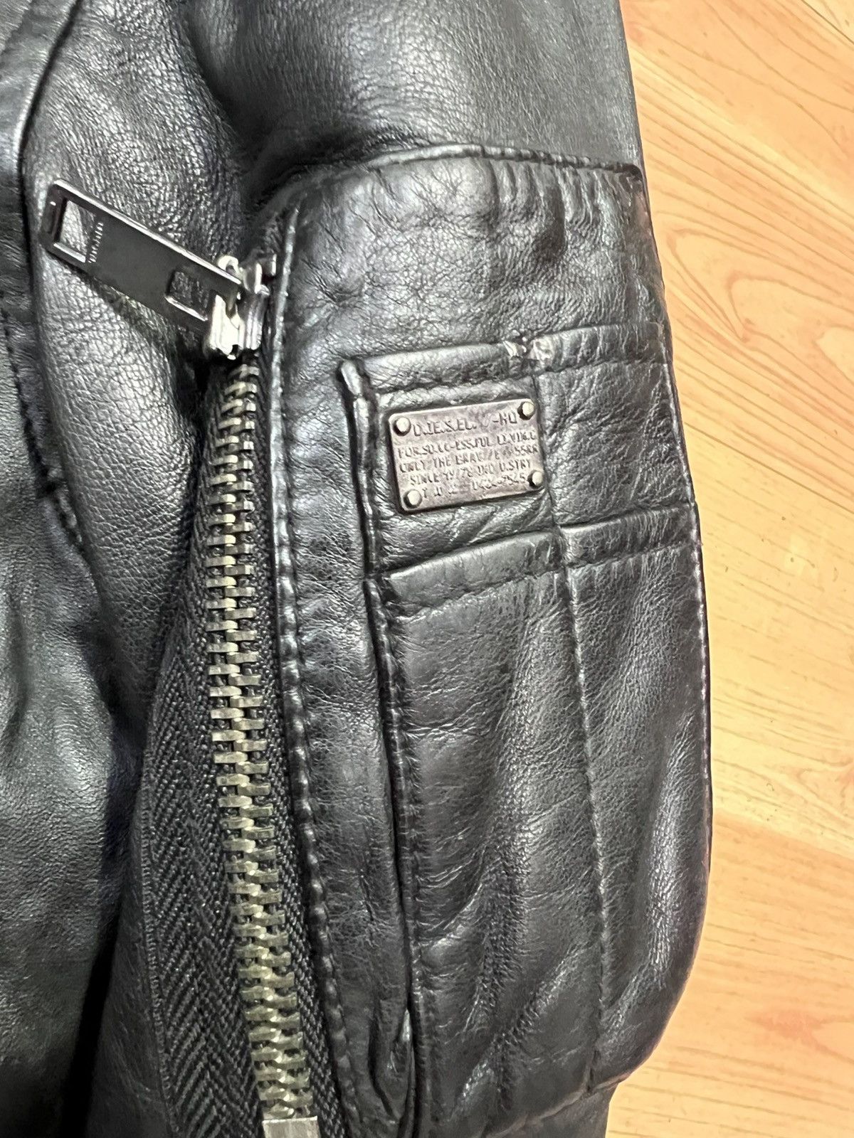 Diesel Diesel leather jacket size L Size US L / EU 52-54 / 3 - 7 Thumbnail