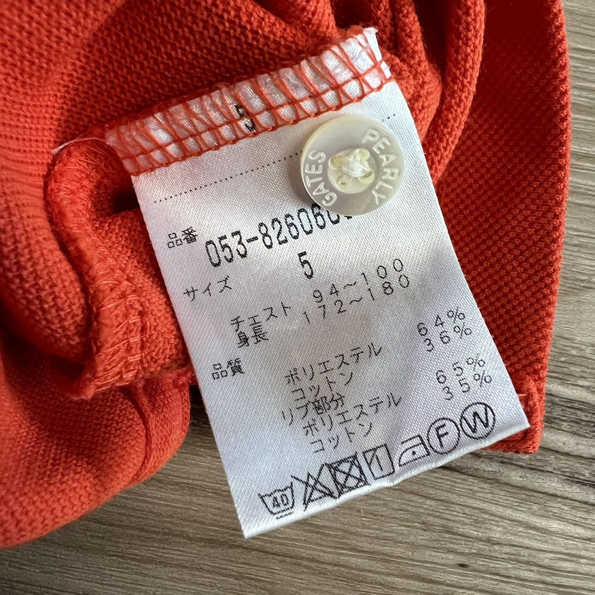 Other Pearly Gates Japan Golf Polo Shirt Orange “Play Well” Size US S / EU 44-46 / 1 - 12 Thumbnail