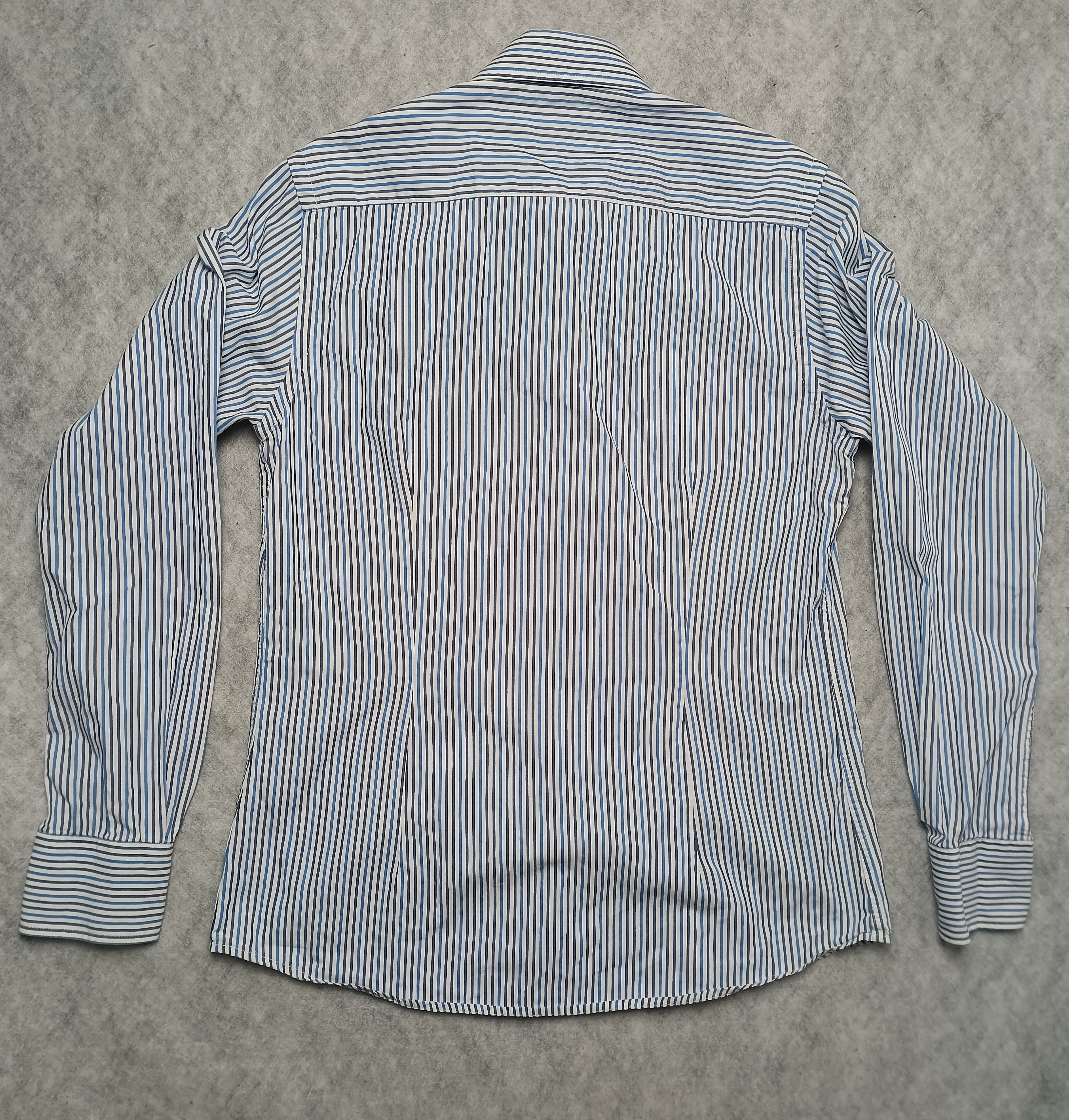 Valentino Valentino Interfit Striped Button Down Shirt Size 15.5 /39 Size US M / EU 48-50 / 2 - 2 Thumbnail