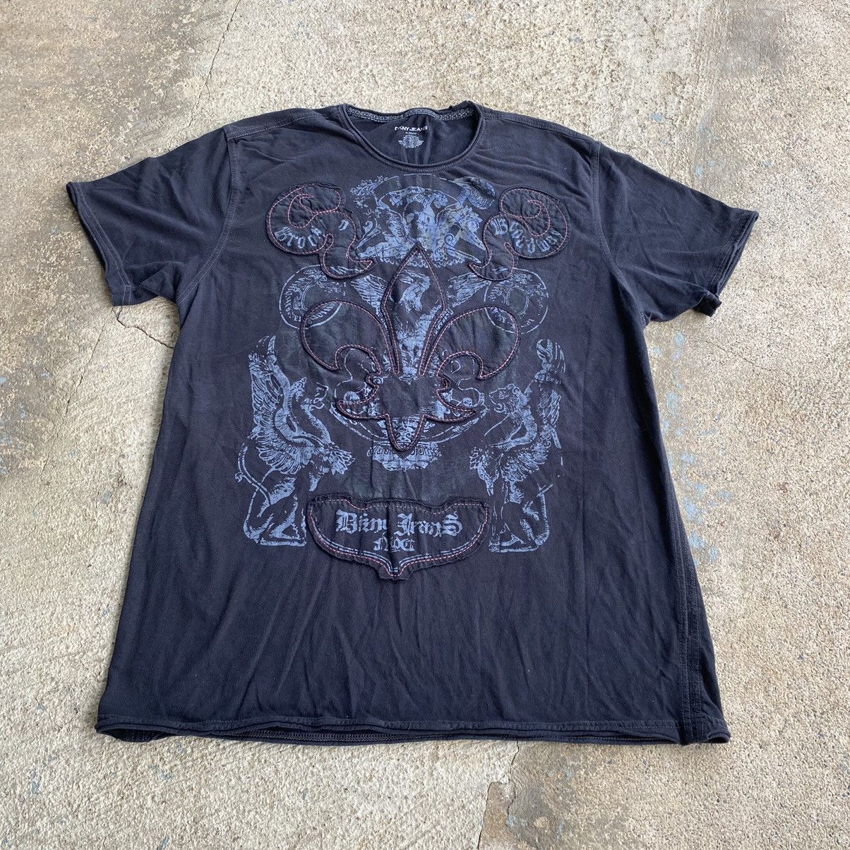 Affliction × DKNY × Vintage Vintage Y2K DKNY Affliction MMA Tribal Style Shirt Size US XL / EU 56 / 4 - 2 Thumbnail
