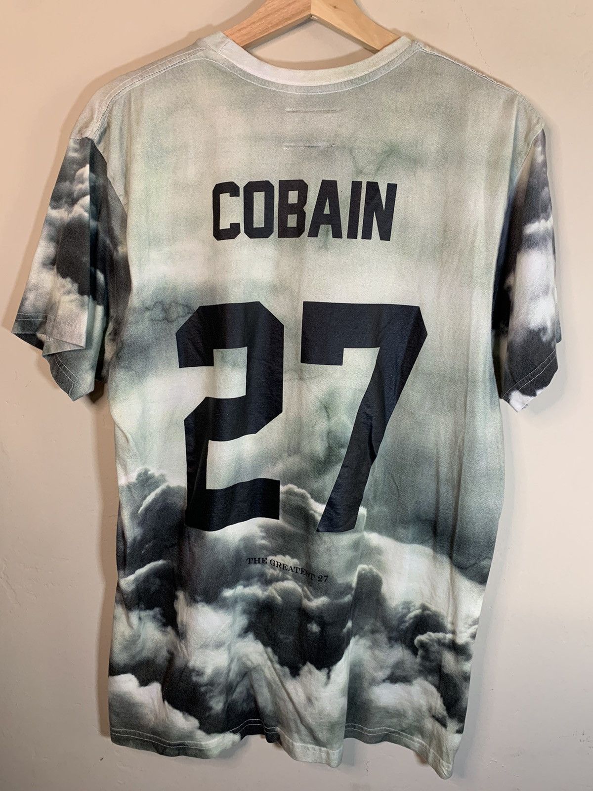 Eleven Paris × Nirvana RARE* Kurt Cobain ElevenParis x Life Is A Joke 27 Club Shirt Size US L / EU 52-54 / 3 - 1 Thumbnail