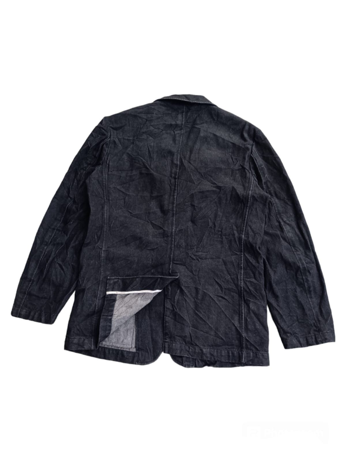 Japanese Brand Vintage jun men denim blazer jacket Size US L / EU 52-54 / 3 - 9 Thumbnail