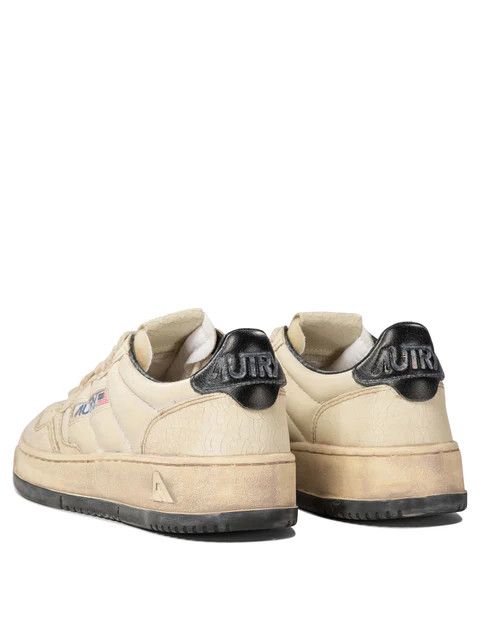 AUTRY o1s22i1n0125 Super Vintage Low-Top Sneakers in Beige Size US 9 / IT 39 - 3 Thumbnail