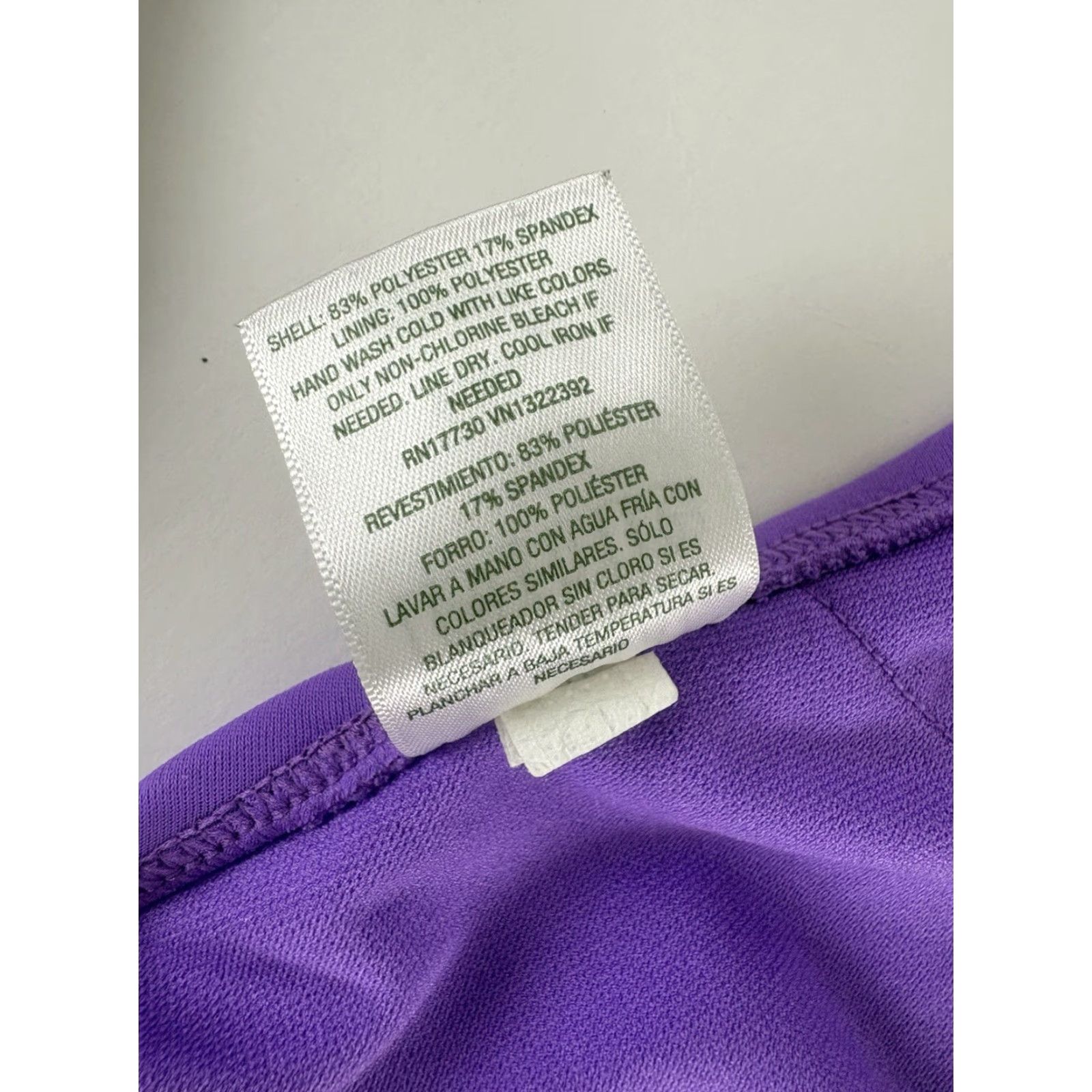 Vintage VINTAGE not applicable; just rearrange: Wild Fable Bikini Top Womens Size S Purple Halter Triangle String Solid Swim Top Size S / US 4 / IT 40 - 4 Thumbnail