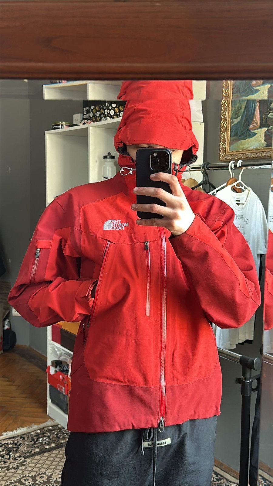 image of Goretex x Outdoor Life The North Face Gore Tex Jacket Gorcope Outdoor Life in Red (Size Small)