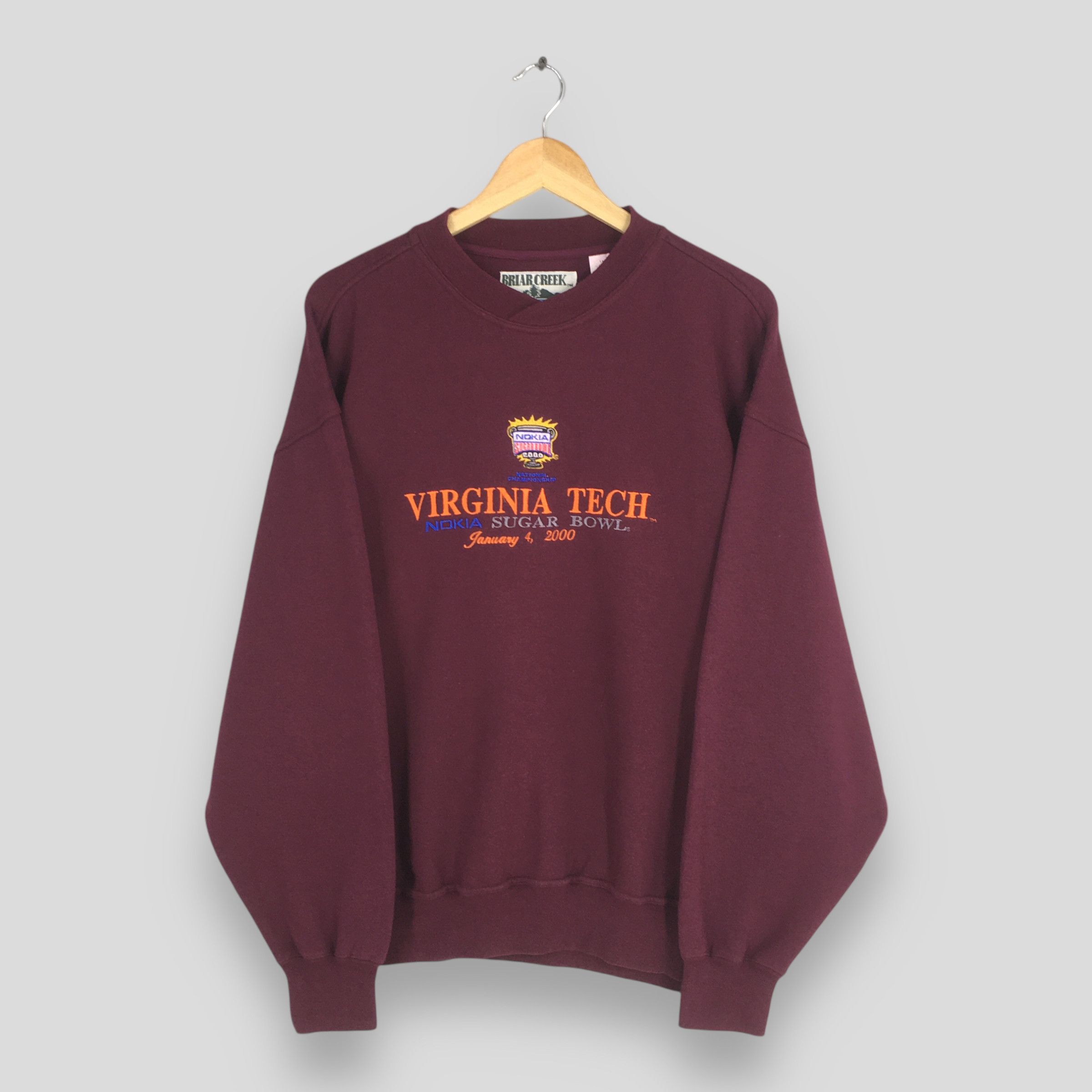 NCAA × Vintage Vintage VT Virginia Tech Hokies NCAA Sweatshirt Large Size US L / EU 52-54 / 3 - 1 Thumbnail