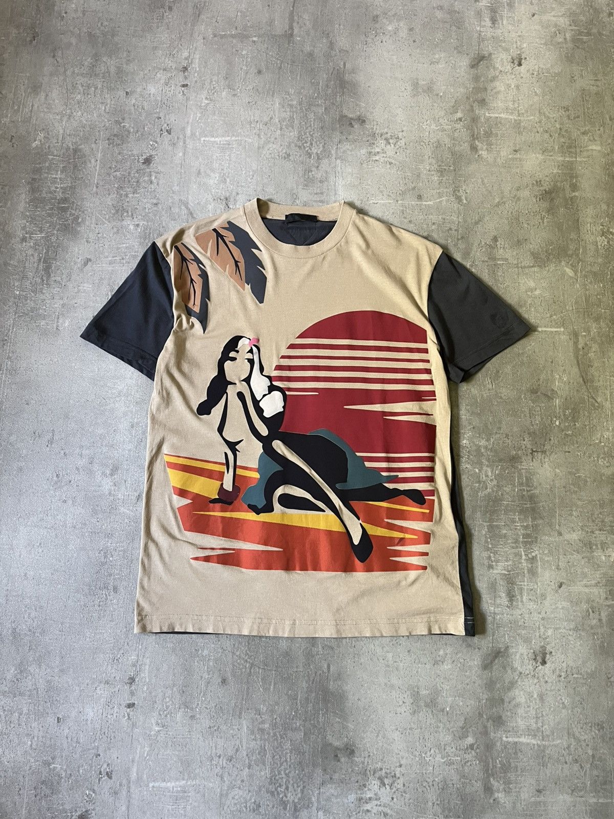 Prada Prada S/S 14 beach sunset T-shirt Size US M / EU 48-50 / 2 - 1 Thumbnail
