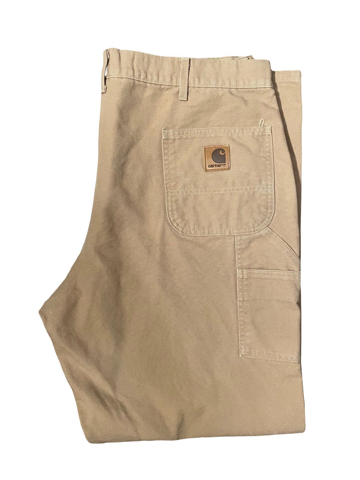 image of Baggy Carhartt Carpenters in Beige, Men's (Size 42)