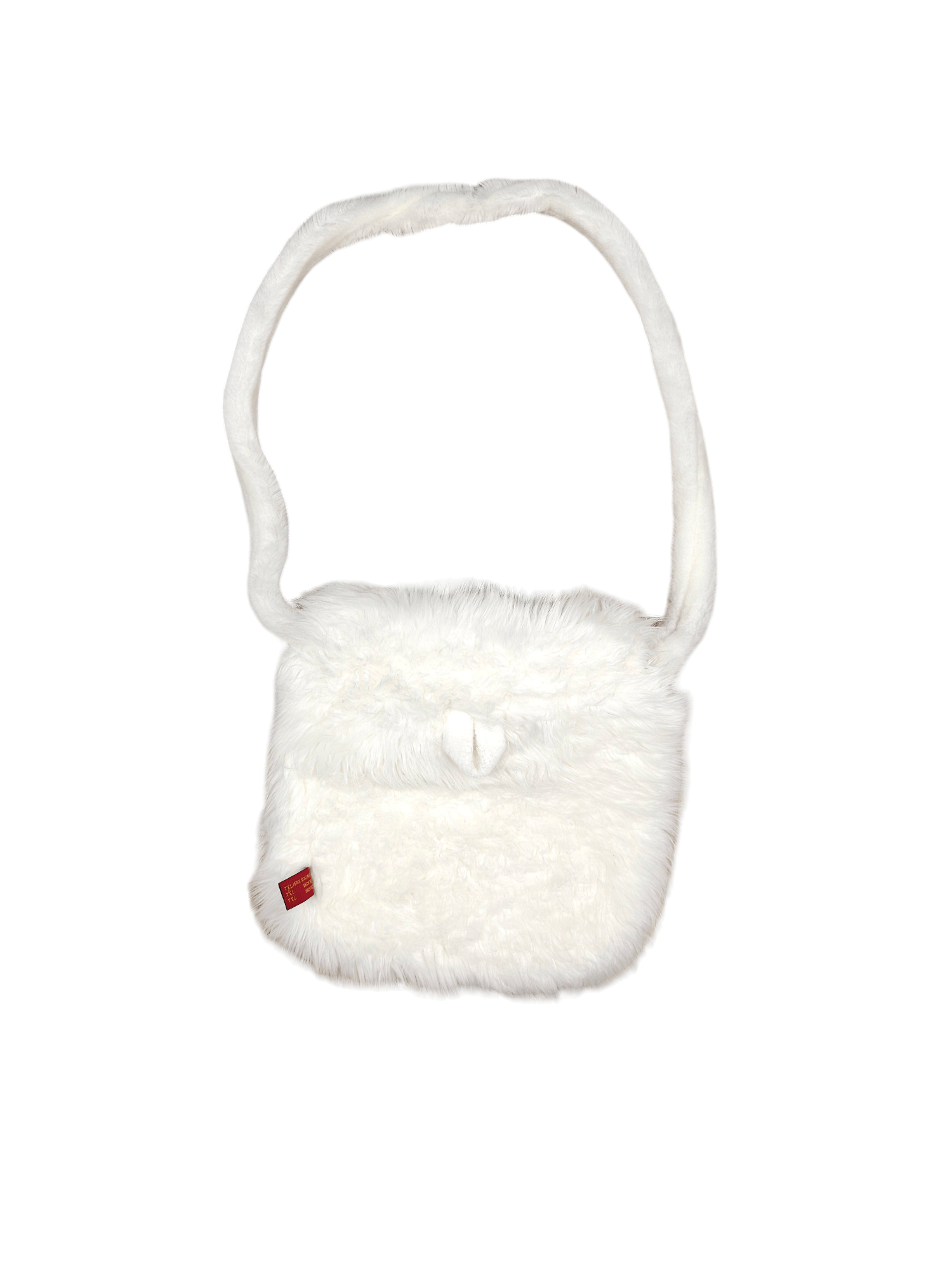 Issey Miyake × Japanese Brand 💎 Vintage Avant Garde Cat Kitten Shoulder Bag White Black Size ONE SIZE - 4 Thumbnail